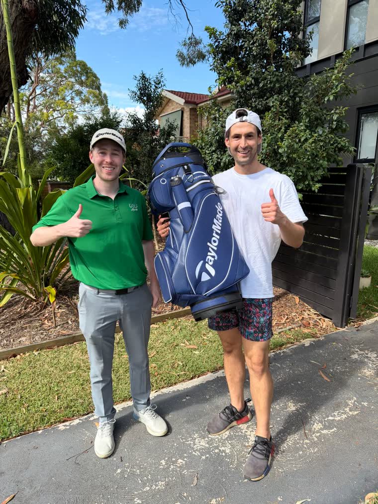 Andrew, NSW won the TaylorMade Premium Cart Golf Bag (Draw #1), worth $399